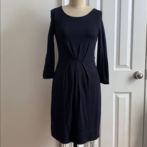 Theory navy dress with pleats